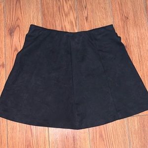 Black Suede Nordstrom Skirt